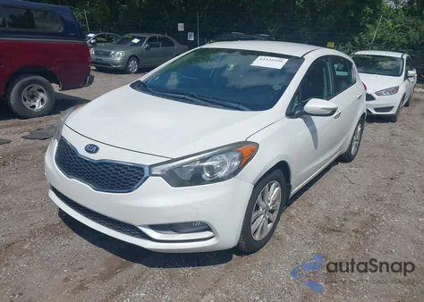 2014 Kia Forte Ex из США, поврежденный, VIN KNAFX5A81E5227874